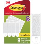 Lbgwp60 - languettes accroches tableaux moyen modle, 8 x 2 languettes, 5, 4 kg, blanc - fixation sans ...