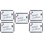 Lbgwp60 - mini tableau blanc magnétique a4 effaçable a sec avec 5 accessoires pour stylo, gomme, mémos ... Lbgwp60 - mini tableau blanc magnétique a4 effaçable a sec avec 5 accessoires pour stylo, gomme, mémos ...