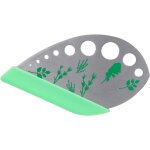 Lbgwp60 - outil dcapage d'herbes a 9 trous, acier inoxydable eplucheur dcapage eplucheur feuilles coupe ...