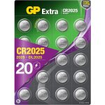 Lbgwp60 - piles cr2025 - lot de 20 piles extra batteries cr 2025 lithium 3v - longue dure et haute performanc ...