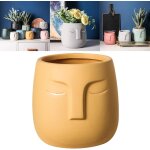 Lbgwp60 - pot de fleurs en cramique pour plantes grasses, fleurs et petites plantes ¿ vase minimaliste ...