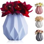 Lbgwp60 - pots de fleurs d'intrieur en cramique - petits pots de fleurs modernes en cramique (bleu) ...
