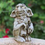 Lbgwp60 - sculpture de gargouille, sculpture gothique, artisanat en rsine de troll, ornements de dcoration ...