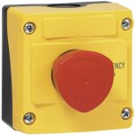 Lbx10410 bouton d'arr�t d'urgence, bouton champignon en bo�tier 240 v / ac 2. 5 � 1 nf (r) ip66 1 pc(s) ...
