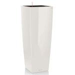 Lechuza jardini��re cubico alto 40 all - in - one blanc brillant 18230
