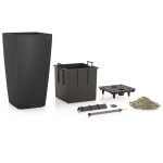Lechuza jardinire cubico color 30 all - in - one ardoise 13138
