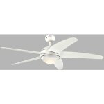 Led ventilateur de plafond avec lampe � intensit� variable 'bendan' en bois pour salon & salle � manger ...