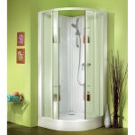 Leda - cabine izibox 2 coulissante 1 / 4 rond 90 vs opaque central