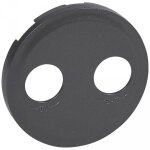 Legrand 067997 enjoliveur cliane graphite prise tv sat