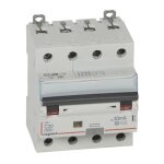 Legrand 411187 disjoncteur diffrentiel monobloc dx6000 10ka arrive haute et dpart bas  vis 4p 400v ...