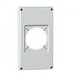 Legrand 57712 - plastron 1 per�age pour socle 16a ou 32a - p17 tempra