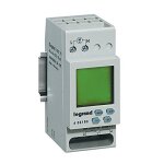 Legrand 603780 minuterie hebdomadaire num�rique microrex d21, 1 canal, 2 modulig pour chapeau rail avec ...