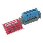 Legrand bornier de neutre 4 bornes bleu 92780