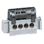 Legrand bornier de phase 4 bornes noir 92779