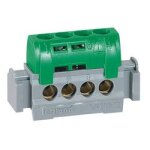 Legrand bornier de terre 4 bornes vert 92781