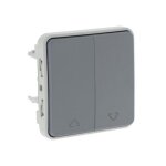 Legrand leg69538 double va - et - vient cde directe moteur / volets roulants programme plexo composable ...