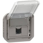 Legrand - prise informatique rj45 cat�gorie 6 ftp �tanche � volet plexo ip55 avec enjoliveur - finition ...