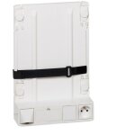 Legrand - support box op�rateur adsl et fibre avec 1 prise 2p + t et 4 cordons de liaison box et coffret ...