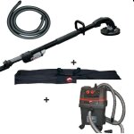 Leman - kit ponceuse murale et plafond + aspirateur pro
