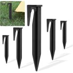 Letnerny - 100 pi�ces piquets de fixation pour cbles p�riph�riques, crochets universels clous de terre ...