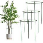 Letnerny - lot de 18 piquets de support demi - ronds empilables a 3 niveaux pour plantes d'intérieur ... Letnerny - lot de 18 piquets de support demi - ronds empilables a 3 niveaux pour plantes d'intérieur ...