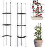 Letnerny - lot de 2 treillis de jardin, cages a tomates 2 en 1 et supports pour culture de vigne, piquets ... Letnerny - lot de 2 treillis de jardin, cages a tomates 2 en 1 et supports pour culture de vigne, piquets ...
