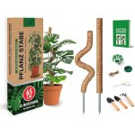 Letnerny - lot de 2 tuteurs en mousse de coco pour plantes grimpantes de petite et moyenne taille telles ...