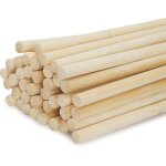 Letnerny - 40 tuteur de bambou 70 cm 8 mm diamtre plantes, jardinage et verger