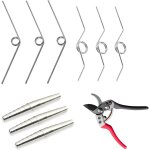 Letnerny - 9 pices ressorts de prcision en acier inoxydable, ressort de scateur de jardin en acier ...