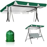 Letnerny - bache de toit universelle pour balancelle hollywoodienne 3 places avec oxford 420d, imperm¿¿able ... Letnerny - bache de toit universelle pour balancelle hollywoodienne 3 places avec oxford 420d, imperm¿¿able ...