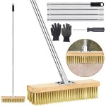 Letnerny - balai mtal tlescopique (jusqu'a 150 cm) - robuste contre mousse, mauva s herbes & algues ...