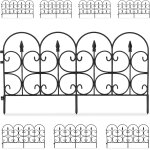 Letnerny - barrière de jardin, 8 eléments, plastique, chacun env. 38 x 68 cm, a planter, bordure massif, ... Letnerny - barrière de jardin, 8 eléments, plastique, chacun env. 38 x 68 cm, a planter, bordure massif, ...