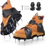 Letnerny - chaussures arateur gazon de pelouse, chaussures a crampons pelouse avec 26 pointes en acier ...