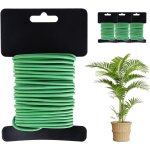 Letnerny - fil de serrage pour jardin, 3 mm x 30 m fil de fer jardin, attache plante, attache tomate, ... Letnerny - fil de serrage pour jardin, 3 mm x 30 m fil de fer jardin, attache plante, attache tomate, ...