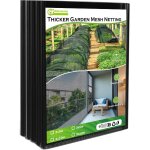 Letnerny - filet anti - insectes de jardin epais - 2 x 10 m - ultra fin - noir - protection du jardin ...