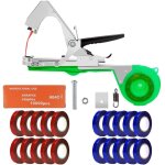 Letnerny - machine a nouer les plantes, machine a taper nouer branches, outil agriculture manuelle pour ...
