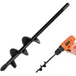 Letnerny - mèche jardin tarière, forets de jardin en spirale, jardin tarière pour perceuse, mèche de ... Letnerny - mèche jardin tarière, forets de jardin en spirale, jardin tarière pour perceuse, mèche de ...