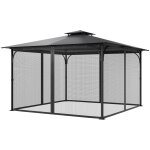 Letnerny - moustiquaire tonnelle de 365, 8x365, 8x228, 6 cm, moustiquaire gazebo extrieur, avec double ...