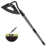 Letnerny - outillage de jardin 150cm, pelle jardinage avec râteau, binette creuse faite a la main - désherbage ... Letnerny - outillage de jardin 150cm, pelle jardinage avec râteau, binette creuse faite a la main - désherbage ...