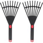 Letnerny - rateau a feuilles plastique 2 pices jardinage rteaux a gazon rteau a main labour rteaux ...