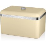 Letnerny - retro swka1010cn bote a pain, capacit 18 litres, rcipient en mtal pour le pain et les ...