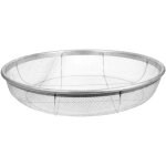 Letnerny - tamis de jardin rond - 40 x 6 cm - passoire a mailles fines - pour le jardinage, le compostage ...
