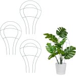 Letnerny - treillis a fleurs en acier, lot de 3, treillis, treillis pour plantes grimpantes, support ... Letnerny - treillis a fleurs en acier, lot de 3, treillis, treillis pour plantes grimpantes, support ...