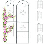 Letnerny - treillis jardin fer set de 2 clôture plante grimpante grille fleurs arceau rosier 180 x 50 ... Letnerny - treillis jardin fer set de 2 clôture plante grimpante grille fleurs arceau rosier 180 x 50 ...