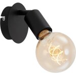 Leuchten 2868 - 015, spot mural a 1, rtro / vintage, lampe tournante et pivotante, e27, max. 60w, mtal, ...