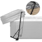Lve - couverture - vevor - hauteur ajustable 80 - 105cm largeur 145 - 235cm, install dessous deux cts ...