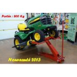L�ve tracteur tondeuse hydraulique - capacit� 800 kg - pour nettoyage et entretien - cliplift pro