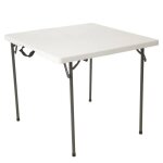 Table pliante - lifetime - 86cm - r�sistante - int�rieure / ext�rieure - 4 personnes