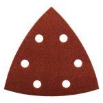 Pack de 10 feuilles abrasives pour ponceuses makita triangulaires 94 mm