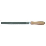 Lime demi - ronde, manche bois, 250 mm, btarde